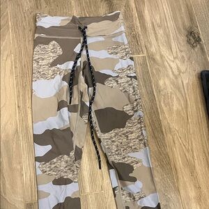Aerie Blue and Gray Camouflage Leggings